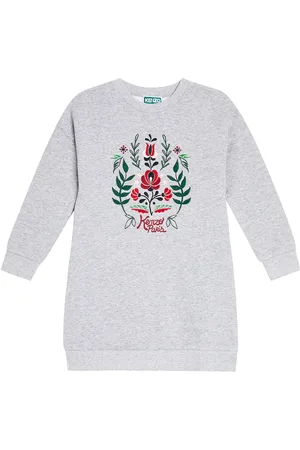 Kenzo Vestido sudadera de jersey de algodón