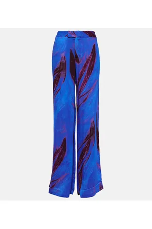 Louisa Ballou Pantalones anchos con estampado