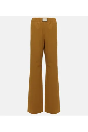 Dolce & Gabbana Pantalones anchos en mezcla de lana