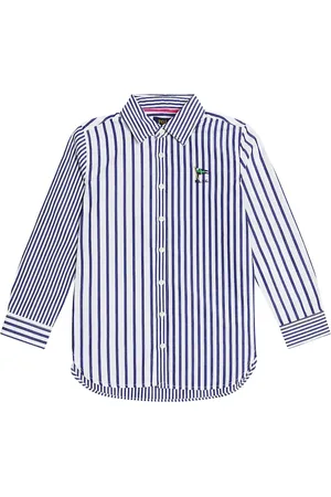 Ralph Lauren Camisa en popelín de algodón a rayas