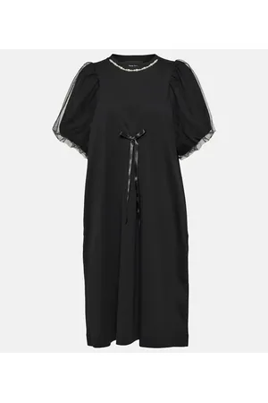 Simone Rocha Vestido midi adornado
