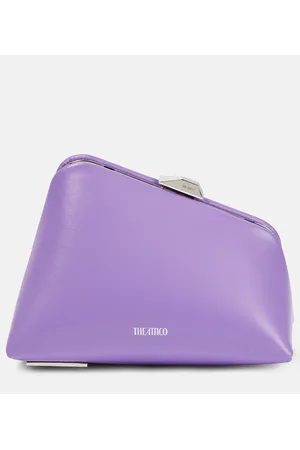 The Attico Clutch Midnight Mini de piel