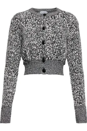 Paco rabanne Cárdigan en mezcla de algodón cropped