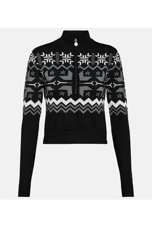 Perfect Moment Jersey Nordic de lana con cremallera