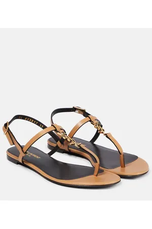 Saint Laurent Sandalias Cassandre de piel
