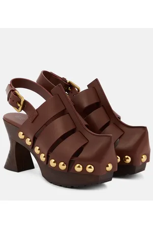 Etro Zuecos de piel