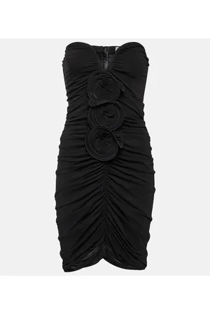 MAGDA BUTRYM Vestido corto bustier con apliques