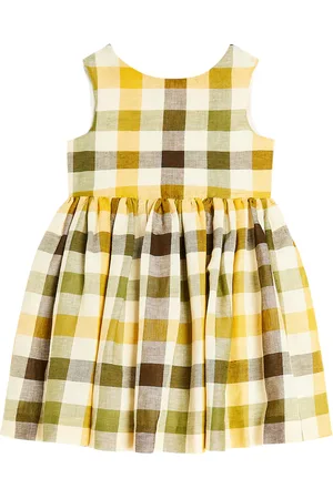 BONPOINT Vestido Alise de lino y algodón