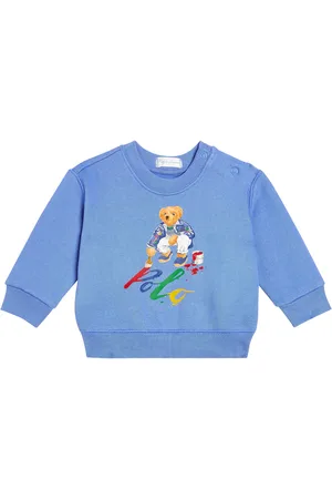 Ralph Lauren Bebé - sudadera Polo Bear de mezcla de algodón