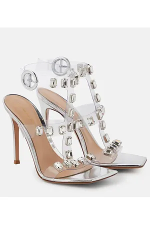 Gianvito Rossi Sandalias Crystal Crash adornadas