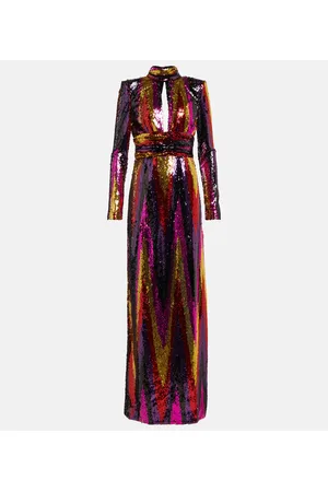 Rebecca Vallance Vestido de fiesta Kaia en zigzag