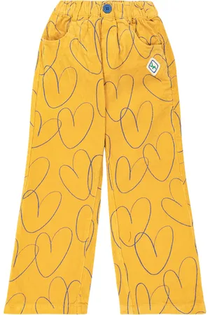 Jelly Mallow Pantalones Heart de pana