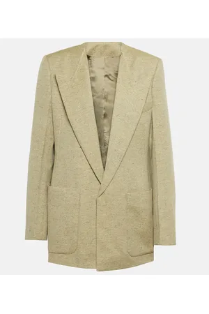 Victoria Beckham Blazer de mezcla de lana