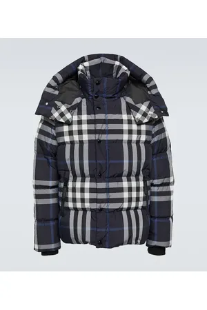 Burberry Chaqueta de plumas con Check