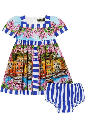 Dolce & Gabbana Bebé - Portofino set de vestido y braga