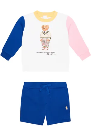 Ralph Lauren Bebé - set Polo Bear de sudadera y shorts
