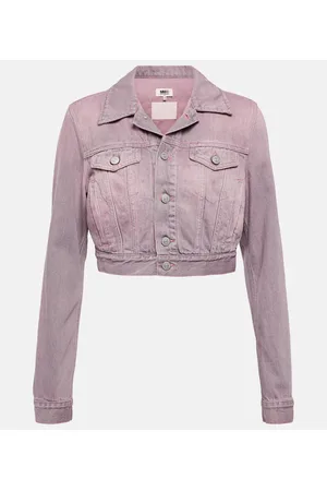 Maison Margiela Chaqueta en denim cropped