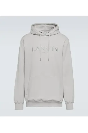 Lanvin Sudadera con capucha de algodón con logo