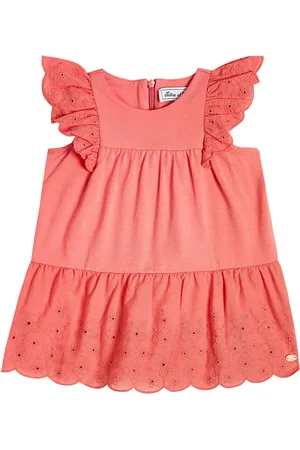 Tartine Et Chocolat Bebé - vestido con bordado inglés