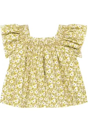 BONPOINT Blusa Carlie de algodón floral