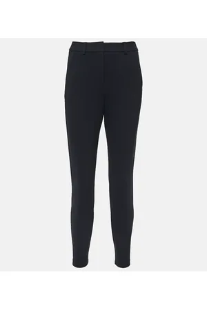Max Mara Pantalones cropped Nunzio de tiro alto