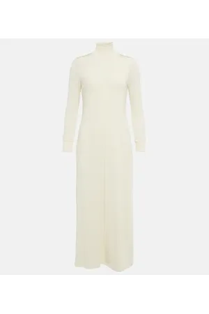 Khaite Vestido midi Devon en jersey de crepé