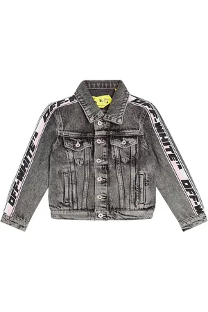 OFF-WHITE Chaqueta en denim con logo