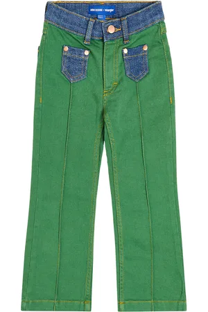 Mini Rodini X Wrangler jeans rectos con paneles