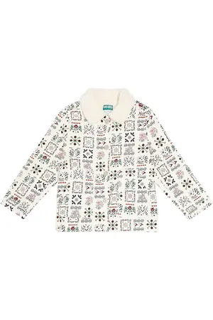 Kenzo Chaqueta estampada con pelo sintético
