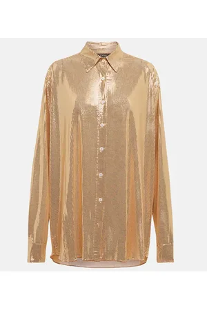 Oseree Oséree Camisa Disco metalizada