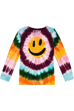 Molo Top Reeta de algodón tie-dye