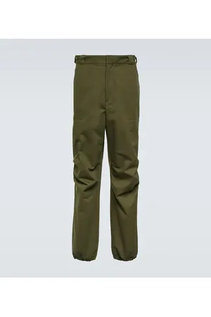 Prada Pantalones tapered de algodón