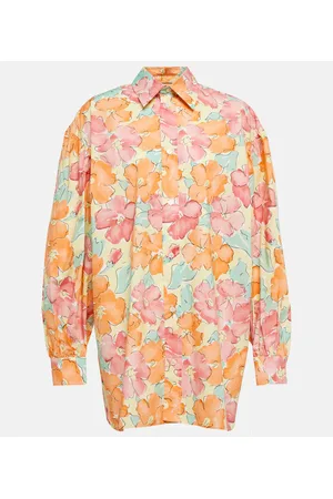 Plan C Camisa de algodón floral
