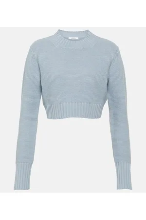 Max Mara Jersey Kaya de cachemir cropped
