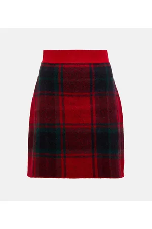 Ralph Lauren Minifalda en mezcla de lana de alpaca
