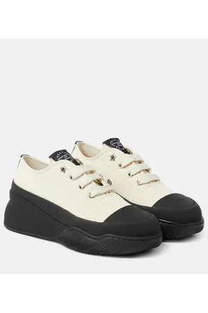 Stella McCartney Zapatillas con plataforma Loop de lona