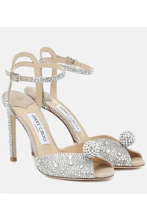 Jimmy Choo Sandalias Sacora 100 con cristales