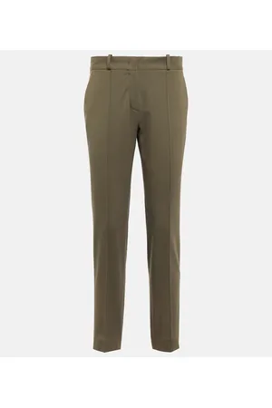 Loro Piana Pantalones rectos Winter Derk de tiro alto