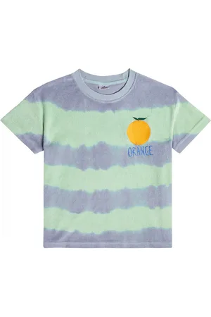 Jelly Mallow Camiseta Orange de terry de algodón