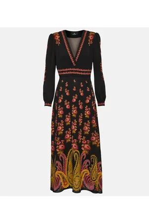 Etro Vestido midi de paisley