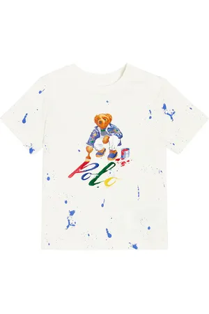 Ralph Lauren Bebé - camiseta Polo Bear de algodón