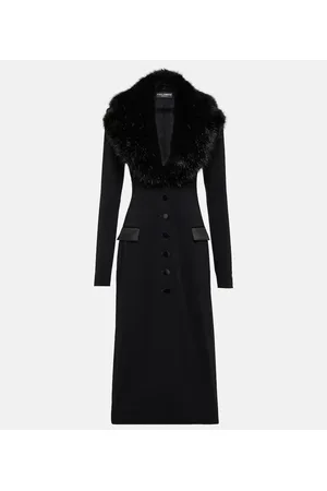 Dolce & Gabbana Abrigo de georgette de seda