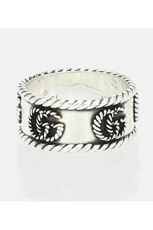 Gucci Anillo GG de plata esterlina