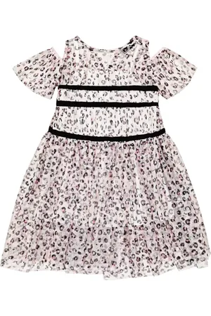 MONNALISA Vestido de tul con estampado