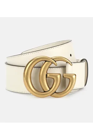 Gucci Cinturón de piel con GG