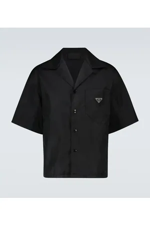Prada Camisa de Re-Nylon con logo