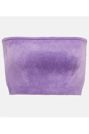 Alaïa Alaïa Top bandeau de terciopelo