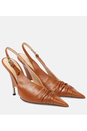 BLUMARINE Salones destalonados de piel