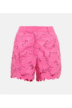 Self-Portrait Shorts con estampado floral