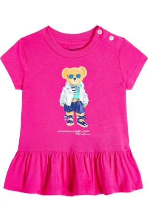 Ralph Lauren Bebé - camiseta Polo Bear de algodón